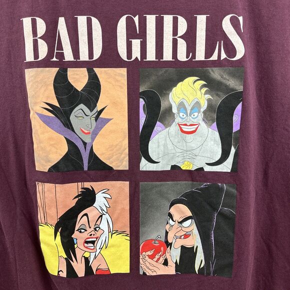Disney Villains Bad Girls‎ And Coca Cola T-Shirts 4X Maroon And Pink - Picture 4 of 13